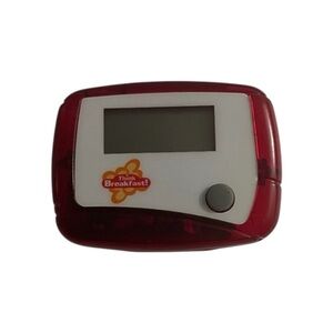 Vintage Red Pedometer (Needs New Batteries)